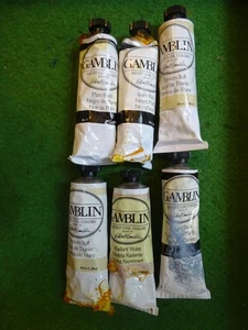 damaged Gamblin Artists' oil colors, 37 ml tubes, various color options - Picture 1 of 130