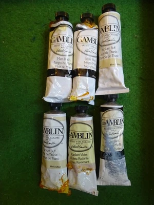 damaged Gamblin Artists' oil colors, 37 ml tubes, various color options - Image 1 of 4