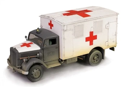 FORCES OF VALOR, OPEL-BLITZ 3.6-6700A KFZ.305 World War II Ambulance White an... - Image 1 of 4