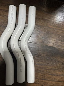 3/4 pulgadas LOTE DE 3 trampas de flexión de condensado PVC Schedule 40 P-TRAP - Imagen 1 de 2