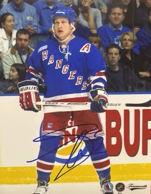 ¡Foto 8x10 firmada por Adam GRAVES! NY RANGERS! NHL LEGEND! Stanley Cup Champ! Con certificado de autenticidad Foto 1 de 2