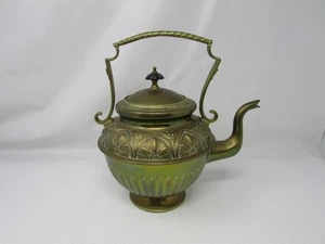 Antique Brass Spirit Kettle LMB4c - Picture 1 of 13