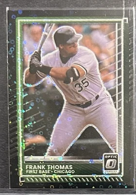 🔥2025 Donruss Optic #97 Black Circles Disco Frank Thomas - Chicago White Sox Foto 1 de 2