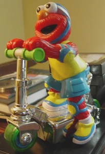 2000 Mattel Sesamstraße Elmo Roller Spielzeug - Bild 1 von 1