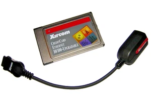 Xircom CreditCard Ethernet PCMCIA PC Card CE3-10/100 with Dongle Cable - Picture 1 of 1