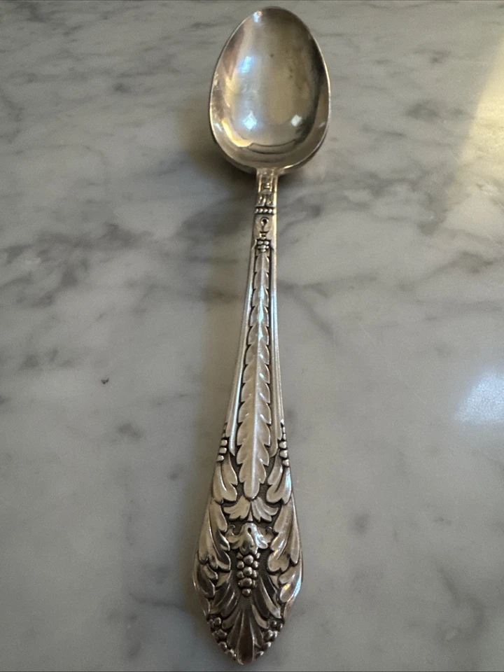 VTG 1847 Rogers Bros Marquise Silverplate Flatware Serving Spoon - Image 1 of 4