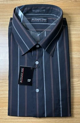 BOTANY 500 FITTED SHIRT NEW WITH TAGS SIZE 17 1/2 SLEEVE 34/35 - Image 1 of 4