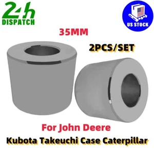 Buje de cubo excavadora de gatos 35 mm para John Deere Kubota Takeuchi Bosses 2 piezas - Imagen 1 de 6