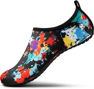 Water Shoes Barefoot Aqua Socks Quick-Dry Non Slip Shoes for Beach Swim Pool Riv - Picture 1 of 7