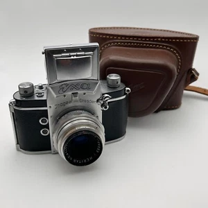 EXA Kamera mit Meritar 2,9/50mm E.Ludwig Objektiv getestet SAUBER! - Bild 1 von 10