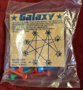 Wooden Brainteaser Puzzle Game Galaxy 1980's - Picture 1 of 2