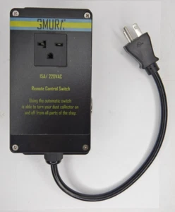 Interruttore presa avviamento collettore polvere comando ricambio 220V no telecomando wireless - Foto 1 di 4