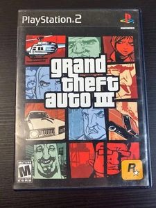 Grand Theft Auto III GTA3 PS2 PlayStation 2 Game with Box - Picture 1 of 5
