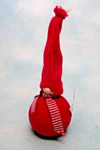 Larssons Tra Trenemo Suecia Navidad Madera Tomte Gnomo 4" Alto Nuevo - Imagen 1 de 7