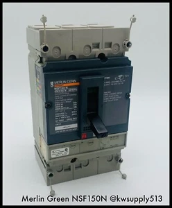 NSF150N ~ Merlin Green NSF150N 600Y/347VAC 150A Compact CB w/ Plug-in Adapter - Picture 1 of 5