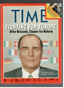 FRANCOIS MITTERAND FRANCIA PRESIDENTE magazine TIME april 2, 1984 - Foto 1 di 1