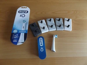 Zahnbürstenhalter 2 Aufsätze Braun Oral B Modell IO Varicor mit POM Haltestiften - Bild 1 von 48