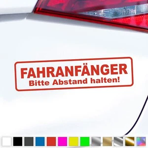 Adesivo per principianti guida si prega di mantenere la distanza sticker auto idea regalo - Foto 1 di 6