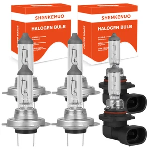 For Mercedes-Benz C230 2002-2007 6PCS Combo Halogen Headlights + Fog Light Bulbs - Foto 1 di 11