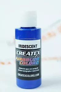 Createx Airbrush Colors 5505 Iridescent Electric Blue 2oz. water-based paint - Picture 1 of 3