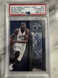 Kevin Durant 2014-15 Panini totalmente certificado. Auto PSA 10 #TCS-KD/49 SP - Imagen 1 de 3