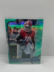 2022 Bowman U Football KEARIS JACKSON Aqua /299 1st RC - Picture 1 of 2