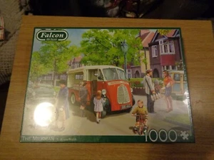 Jumbo, Falcon de luxe - The Milkman, Jigsaw Puzzles for Adults, 1000 piece new - Picture 1 of 2