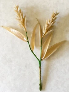 Antikes ZARTES Kunstglas REALISTISCH Weizen Blumengesteck Blumenstrauß mundgeblasen - Bild 1 von 4