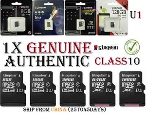 GENUINE Kingston 128gb 32gb 64gb Micro sd card Flash Memory MicroSd OG Capacity - Picture 1 of 8