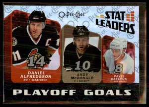 2007-08 Stat Leaders Daniel Alfredsson/Andy McDonald/Pavel Datsyuk #SL13