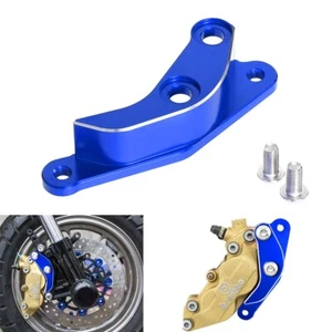 BLUE CNC Front Brake Disc Support Bracket Brembo Caliper For HONDA MONKEY 125 - Picture 1 of 11