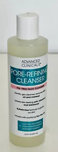 ADVANCED CLINICALS PORE REFINING TEA TREE FACE CLEANSER W/VITAMIN E & WILLOWBARK - Picture 1 of 2