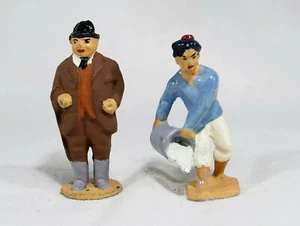 JSF France Marine Cleaning With Vintage Metal Bucket Height 48 Mm + Civil Man - Picture 1 of 4