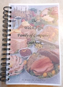 UNITED WAY Cookbook 2001 Welch Allyn Family of Companies Cook Bake Meals Dessert - Picture 1 of 10