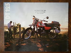 YAMAHA DT125 DT125B DT 125 125B B NUEVO DE LOTE ANTIGUO HOJA DE VENTAS DE DISTRIBUIDOR FABRICANTE DE EQUIPOS ORIGINALES FOLLETO - Imagen 1 de 1