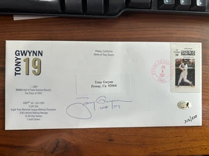 TONY GWYNN 2007 HOF Selection Day envelope Poway TAG Foundation authenticated - Picture 1 of 5