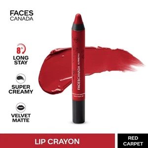 Faces Canada Ultime Pro Matte Lip Crayon With Free Sharpener - Red Carpet 27 - Picture 1 of 10