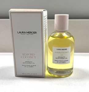 LAURA MERCIER Almond Coconut Aromatic Bath & Body Oil 3.3 fl oz New with Box - Picture 1 of 9