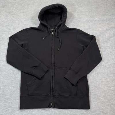 UNIQLO Sudadera con Capucha Mujer L Negra Cremallera Completa Forrada de Vellón Informal Sudadera Básica Foto 1 de 4
