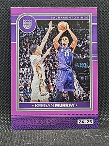 2022-23 KEEGAN MURRAY SACRAMENTO KINGS PANINI PURPLE NBA HOOPS BASKETBALL CARD - Picture 1 of 2