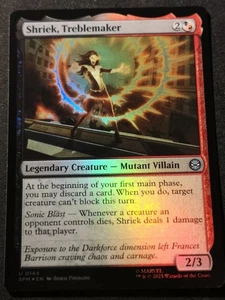 Shriek, Treblemaker - Foil - SPM - MTG - EN - NM - 0144 - Picture 1 of 1