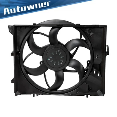 Brushless Motor Radiator Cooling Fan Assembly For BMW E90 128i 325i 328i Z4 - Image 1 of 4
