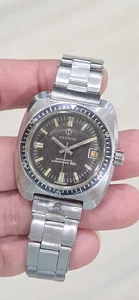 RARE VINTAGE 70's CANDINO SUBMARINE 800 DIVER MEN'S 25J AUTOMATIC SWISS WATCH - Picture 1 of 19