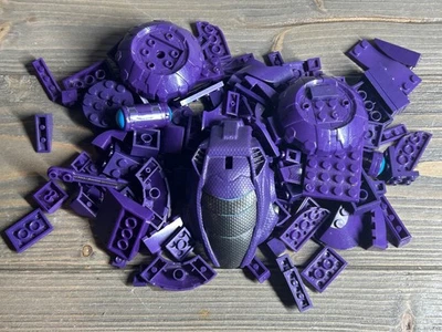 LOT of HALO Mega Bloks Purple Metallic Over 6 ounces of blocks - Image 1 of 2