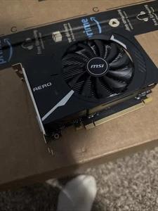 MSI GeForce GTX 1050Ti 4GB AERO ITX OC Graphics card 4GB GDDR5 - Picture 1 of 4