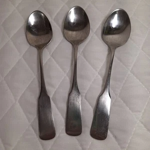 WMF Cromargan Germany 3 Large Serving Spoons Pilgrim 8" Stainless Steel Flatware - Picture 1 of 6