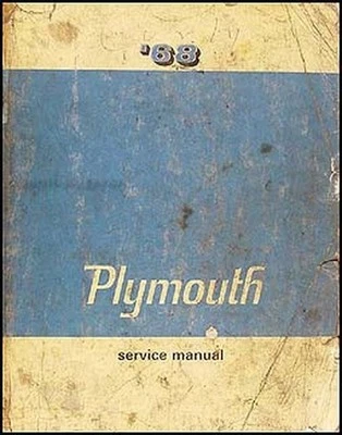 Manuale Di Riparazione Originale OEM Plymouth 1968 - Immagine 1 di 2