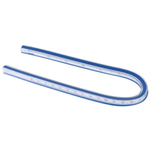 Flexible Curve Ruler Drafting Drawing Tool Plastic Vinyl 30cm KF Wu - Picture 1 of 7
