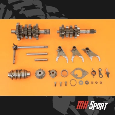 05-09 2009 TE450 TE 450 OEM Juego de transmisión Eje principal Contador Eje de cambio de marchas Foto 1 de 4