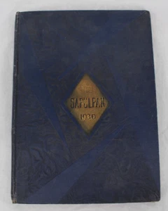 Vintage 1930 Sapulpan High School Yearbook  Sapulpa Oklahoma Signatures - Picture 1 of 8